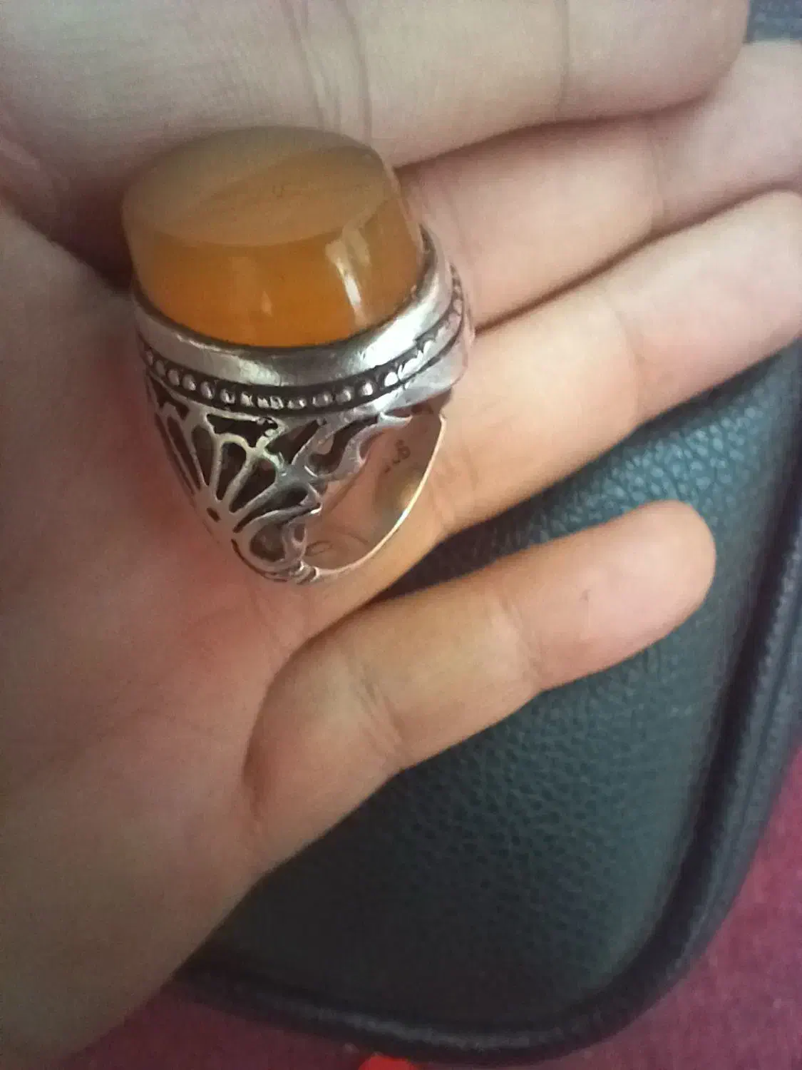 انگشتر عقیق یمنی اصل|جواهرات|قم, حنیف نژاد|دیوار