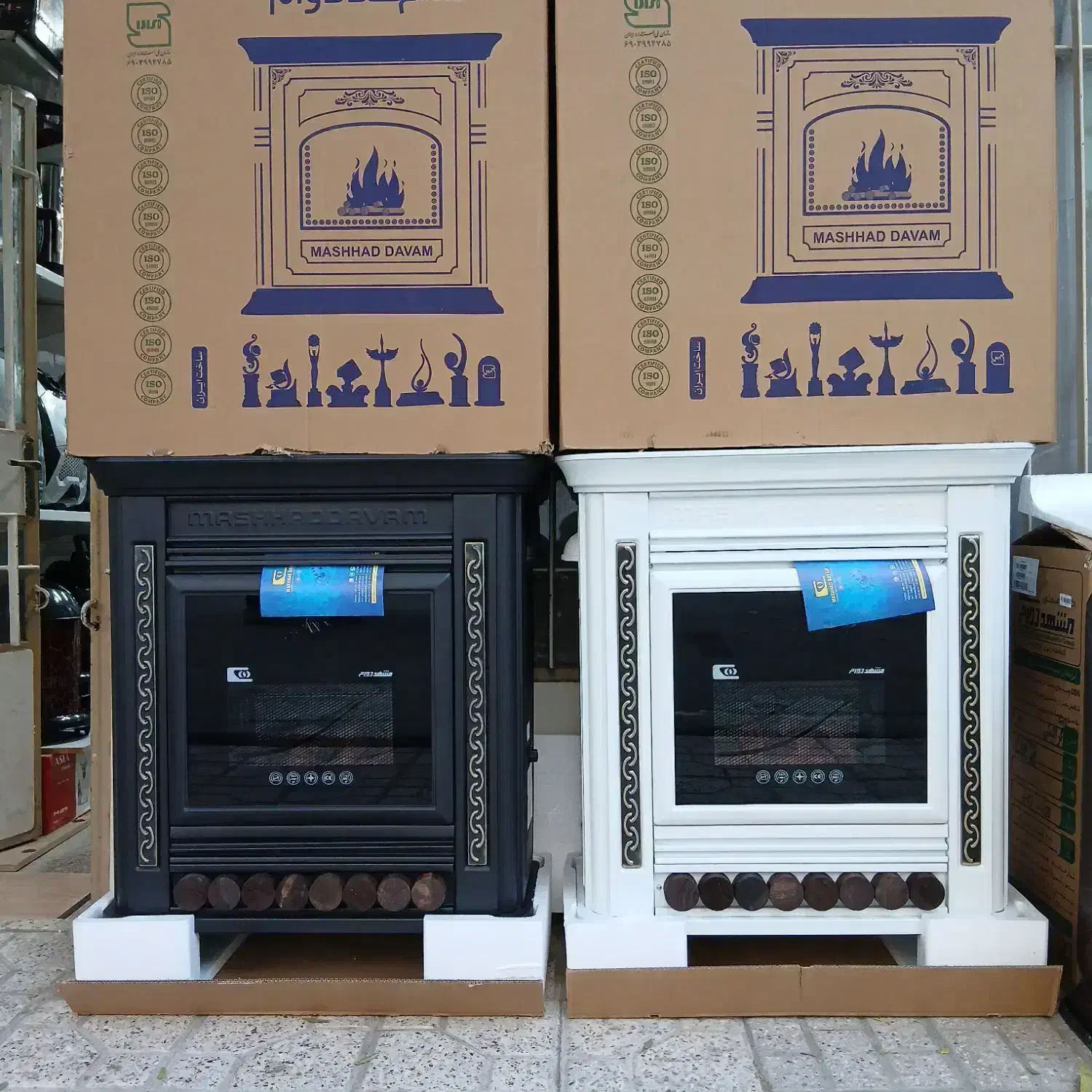 بخاری گازی شومینه مشهد دوام پایه دار ورق ضخیم|بخاری، هیتر، شومینه|مشهد, طلاب|دیوار