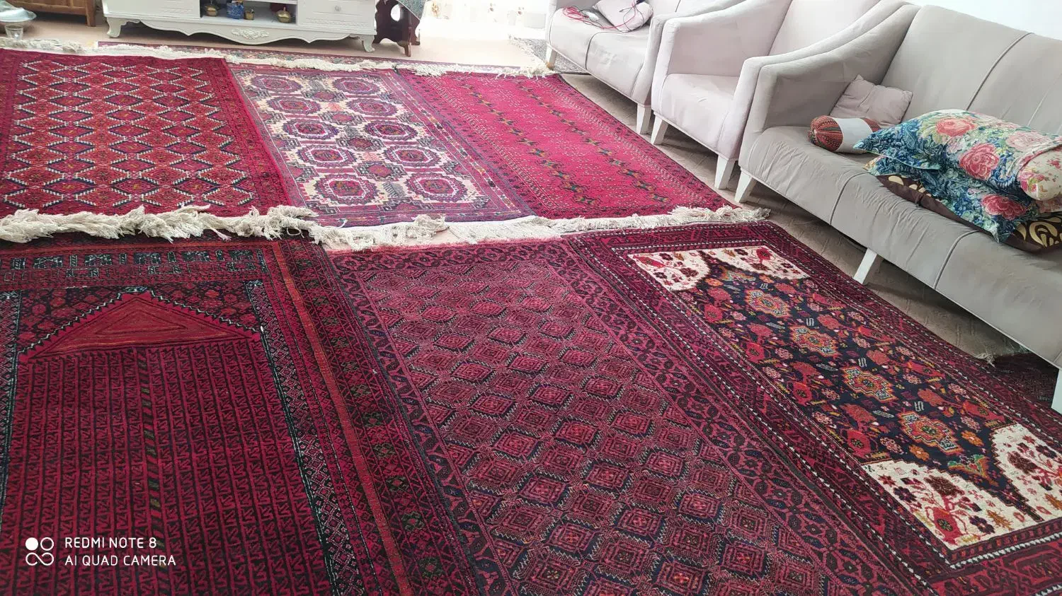 ۶تا قالیچه دستباف|فرش|بیرجند, |دیوار