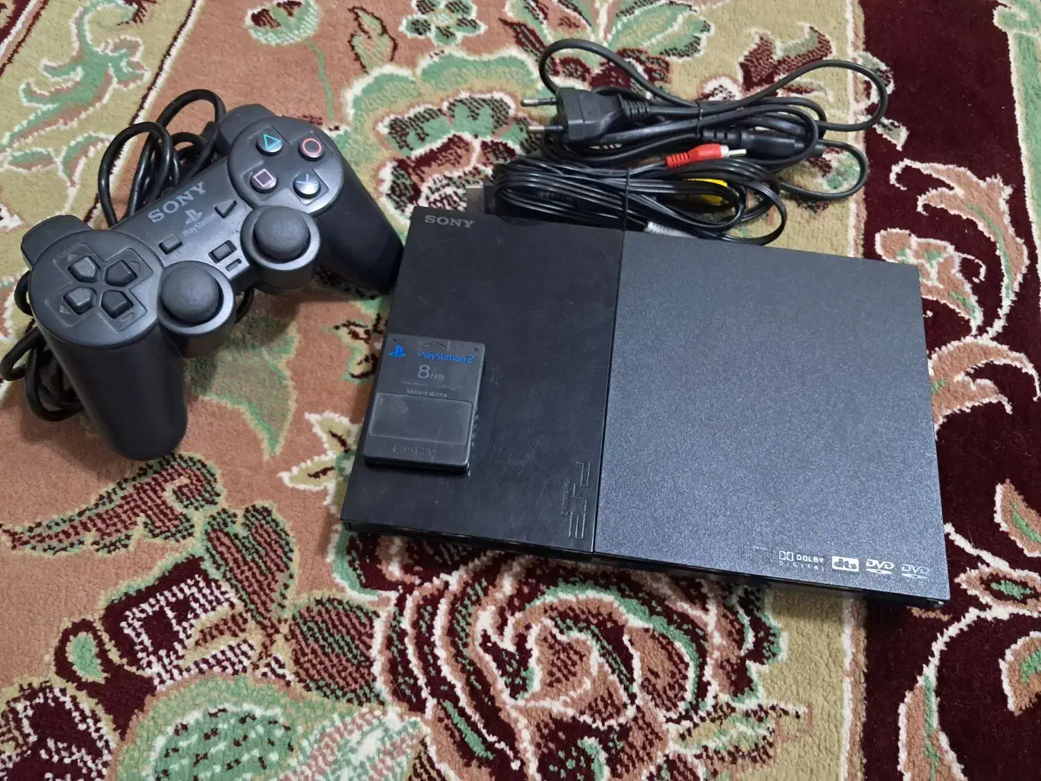 ps2 به همراه دسته|کنسول، بازی ویدئویی و آنلاین|کوهی‌خیل, |دیوار