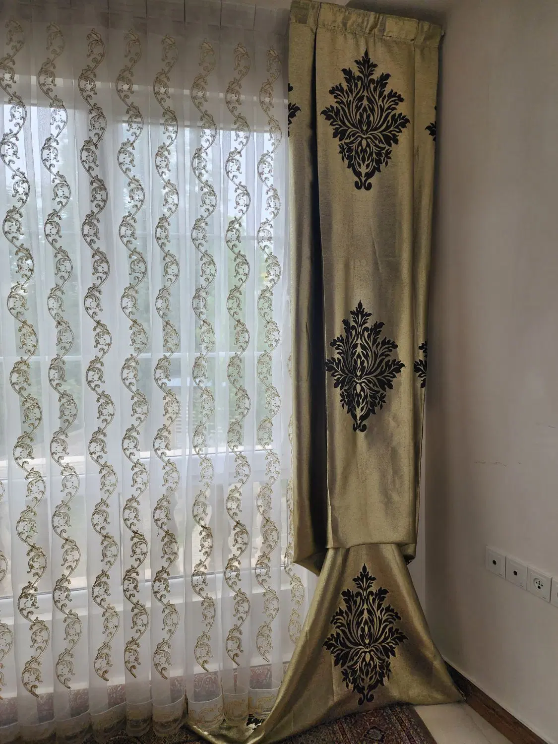 پرده|پرده، رانر، رومیزی|ماسال, |دیوار
