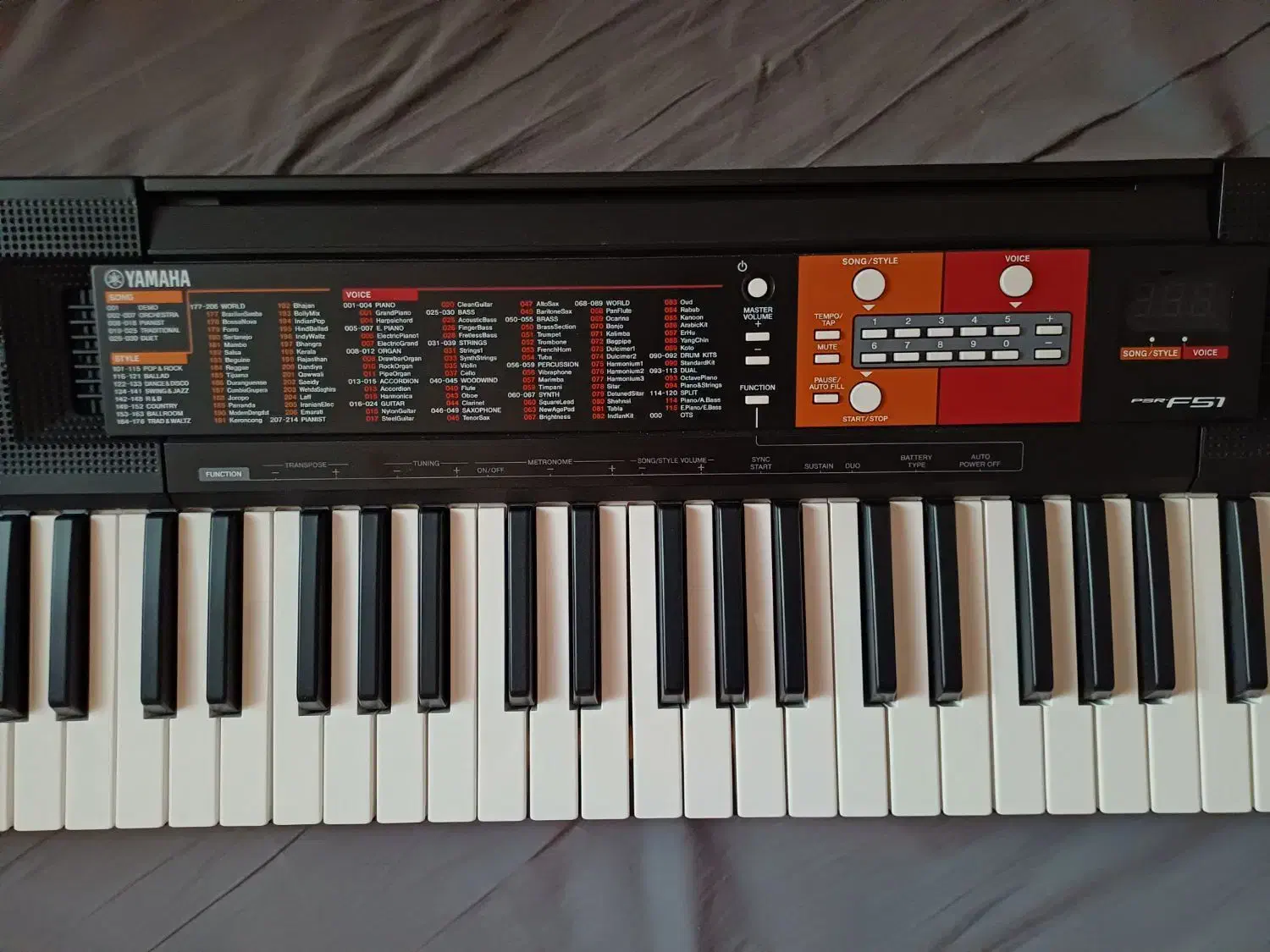 کیبورد یاماها psr-f51|پیانو، کیبورد، آکاردئون|اندیشه, شهرک صدف|دیوار