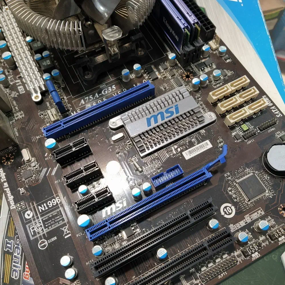 باندل مادربورد MSI A75A-G35 پردازنده، فن و گرافیک|قطعات و لوازم جانبی رایانه|کرج, گلشهر|دیوار