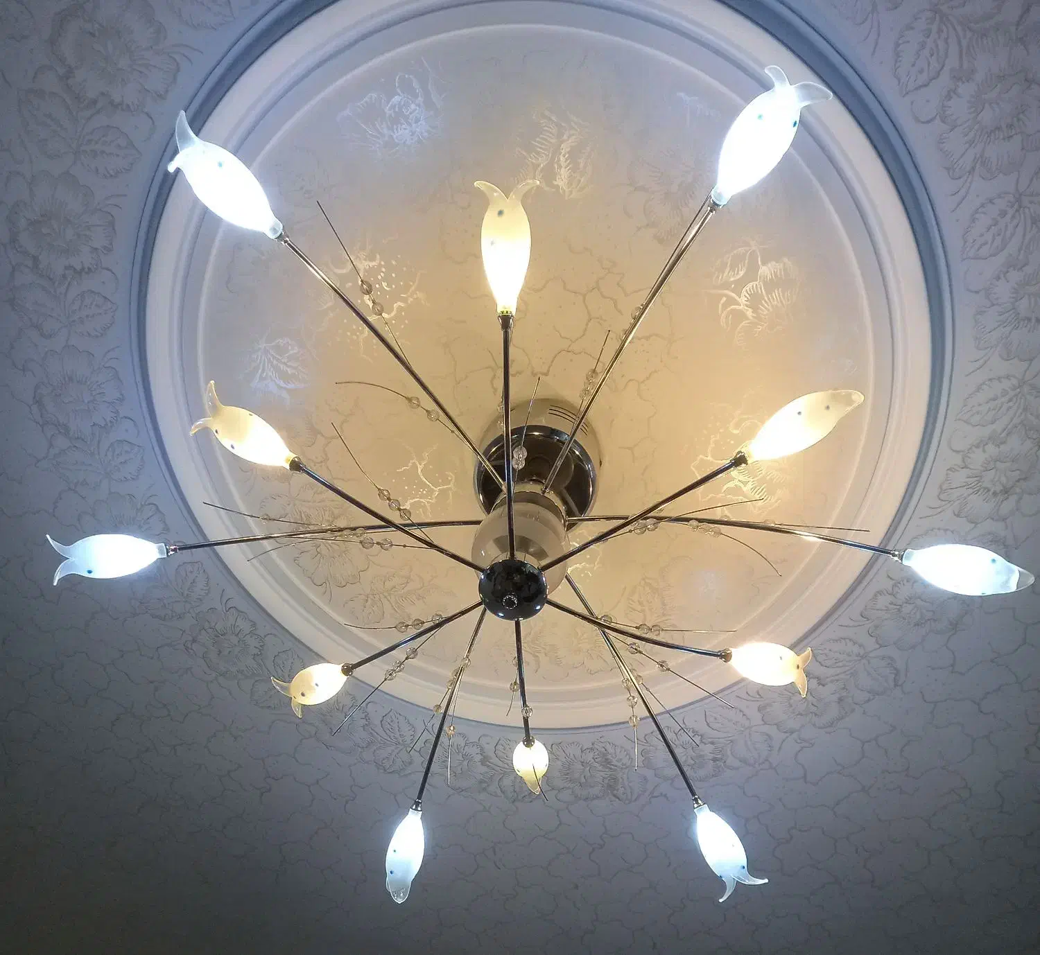 لوستر ۱۲ شاخه|لوستر و چراغ آویز|اردبیل, |دیوار