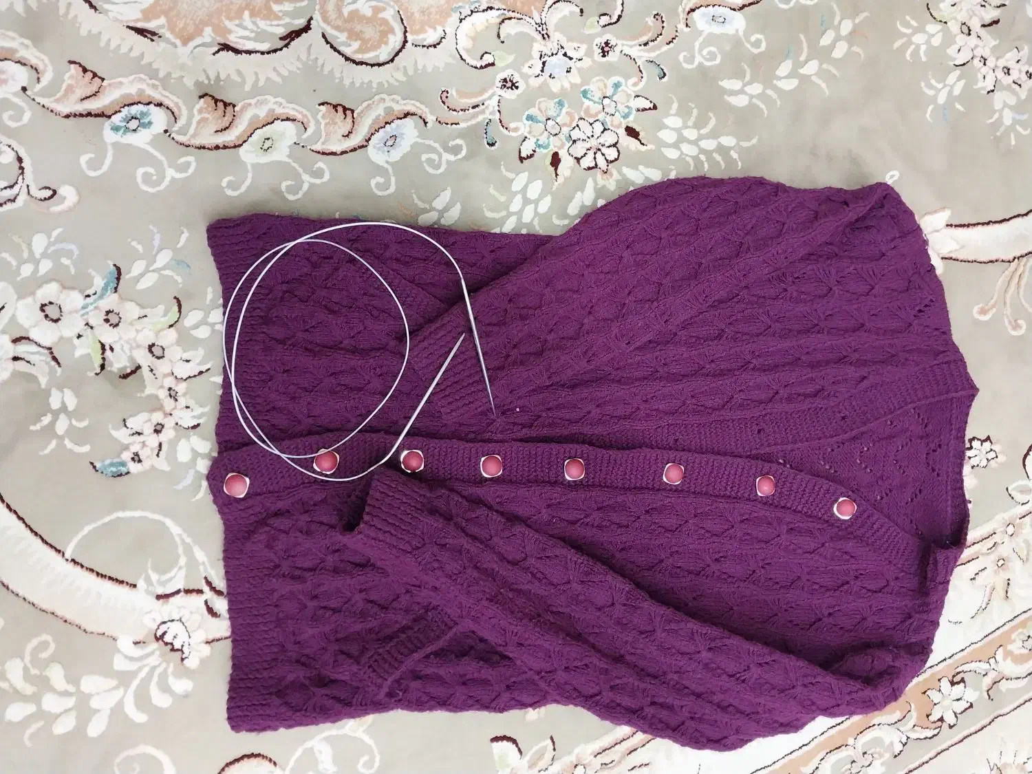 ژاکت دست بافت|لباس|مبارکه, |دیوار