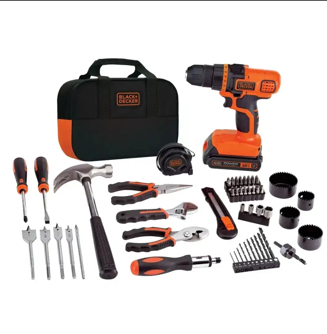 ست ابزار دریل شارژی و ابزارهای کاربردی بلک انددکر|ابزارآلات|فولادشهر, فولادشهر|دیوار