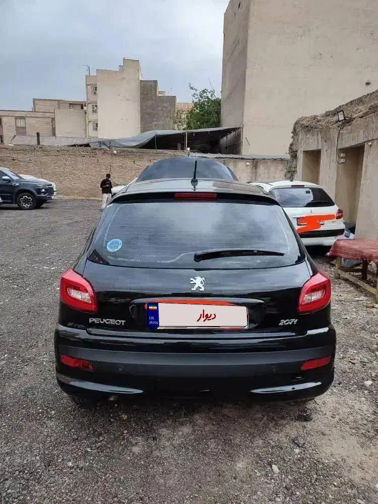 فروش  207  مشکی|خودرو سواری و وانت|ماکو, |دیوار