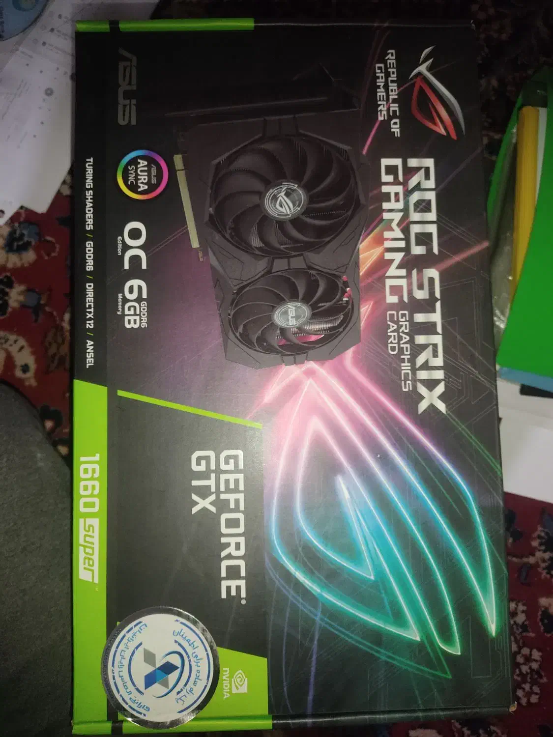 rogstrix gaming geforce gtx 6gb|قطعات و لوازم جانبی رایانه|کرج, برغان|دیوار