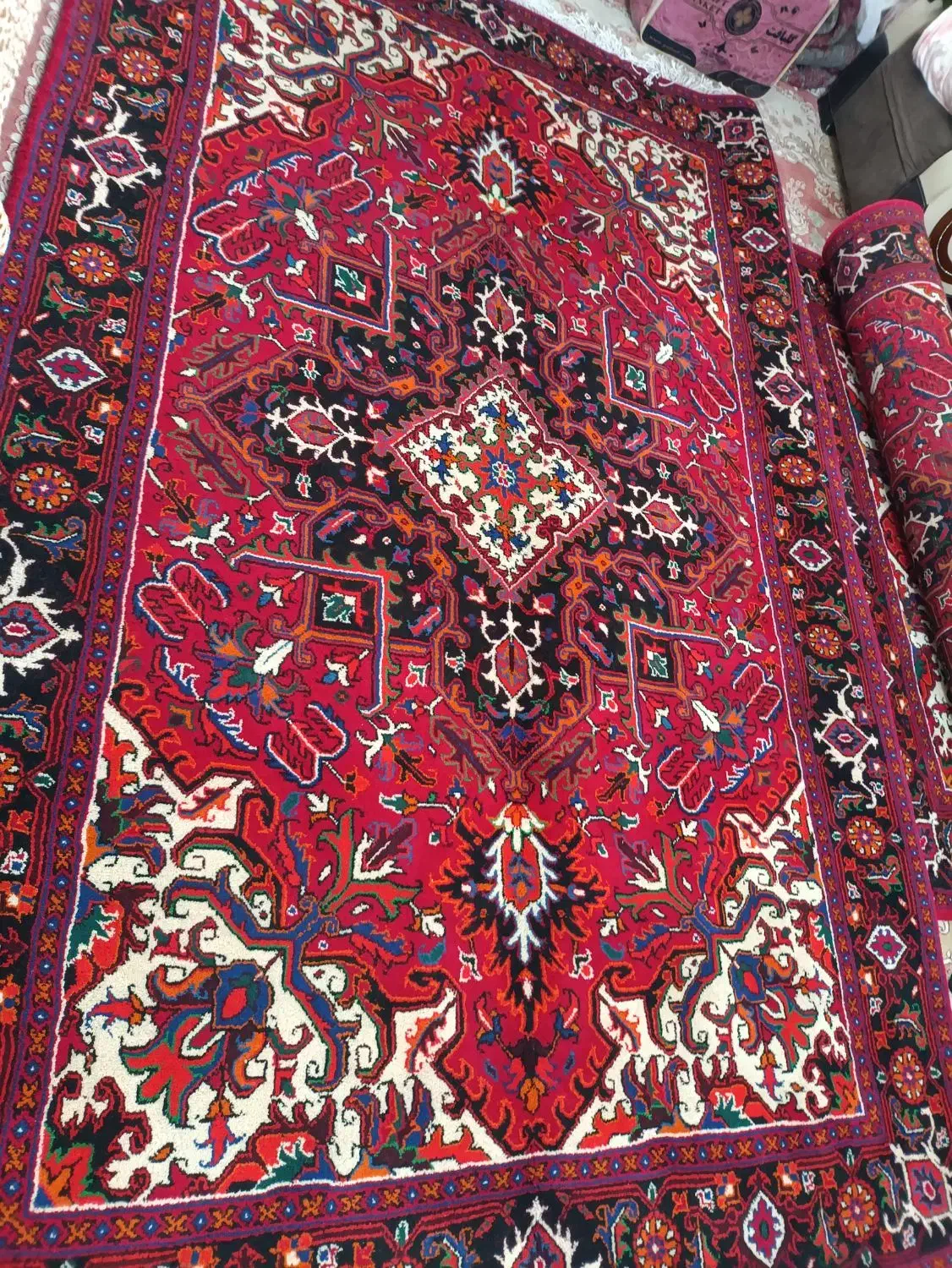 فرش دستبافت|فرش|تهران, امام زاده عبدالله|دیوار