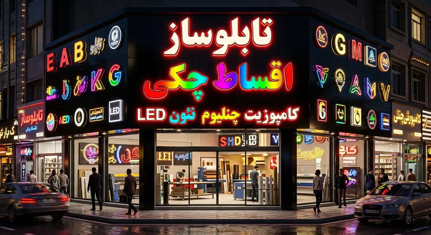 تابلوسازی و برندینگ محیطی تابلوساز اقساط چکی|فروشگاه و مغازه|مشهد, عامل|دیوار