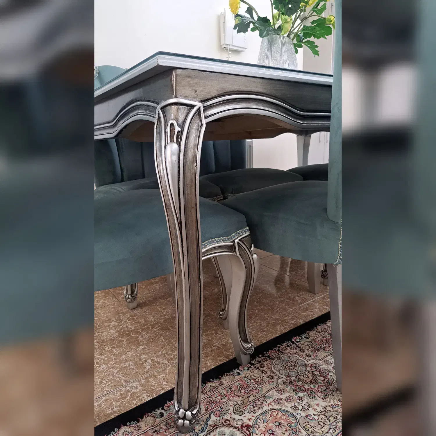 میز نهار خوری ۶ نفره تابال|میز و صندلی غذاخوری|اندیشه, اندیشه فاز ۵|دیوار