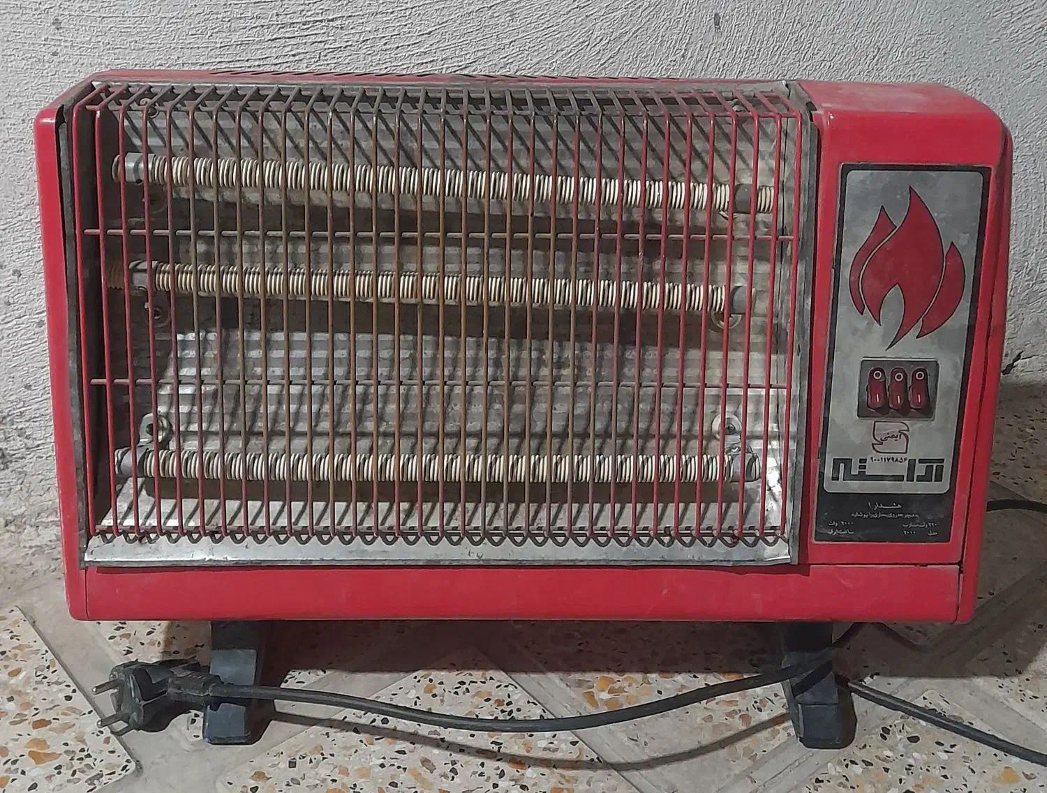 بخاری برقی آراسته|بخاری، هیتر، شومینه|محمدشهر, عباس آباد|دیوار