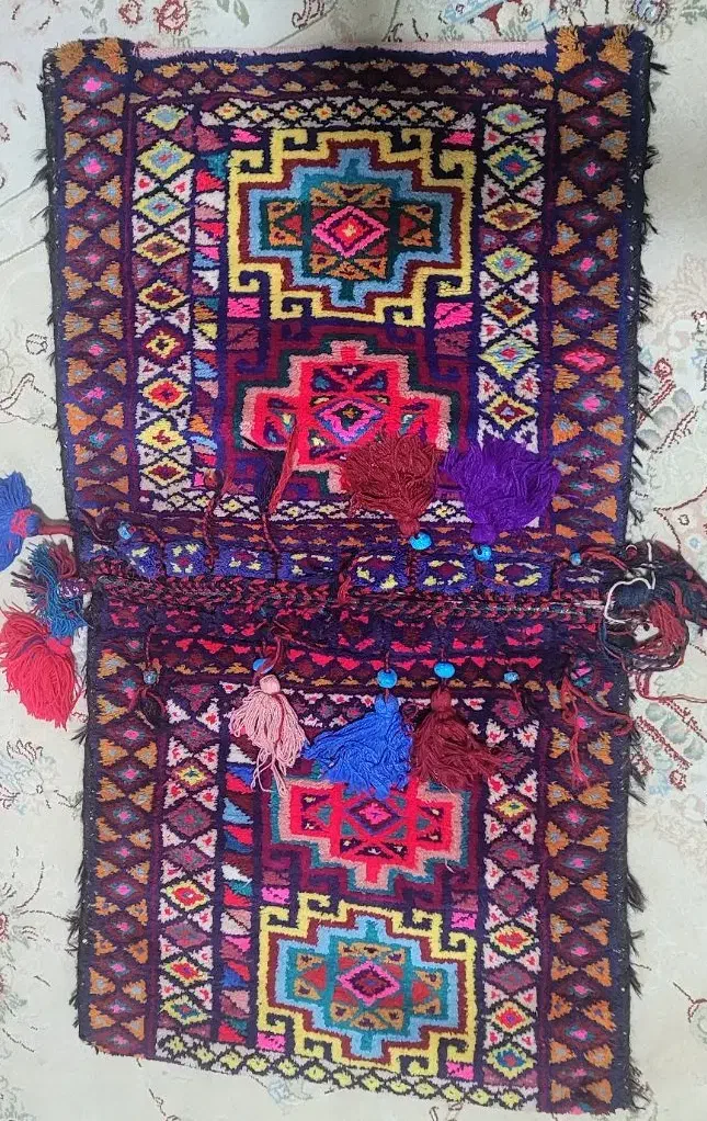 خورجین قدیمی|صنایع دستی و سایر لوازم تزئینی|شوشتر, |دیوار