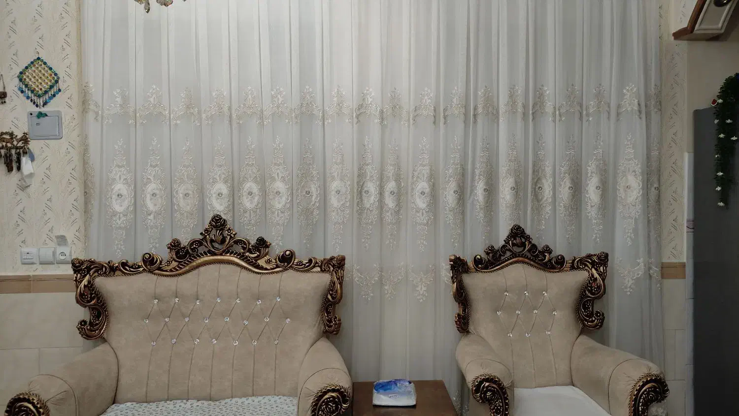 پرده|پرده، رانر، رومیزی|مهاجران, |دیوار