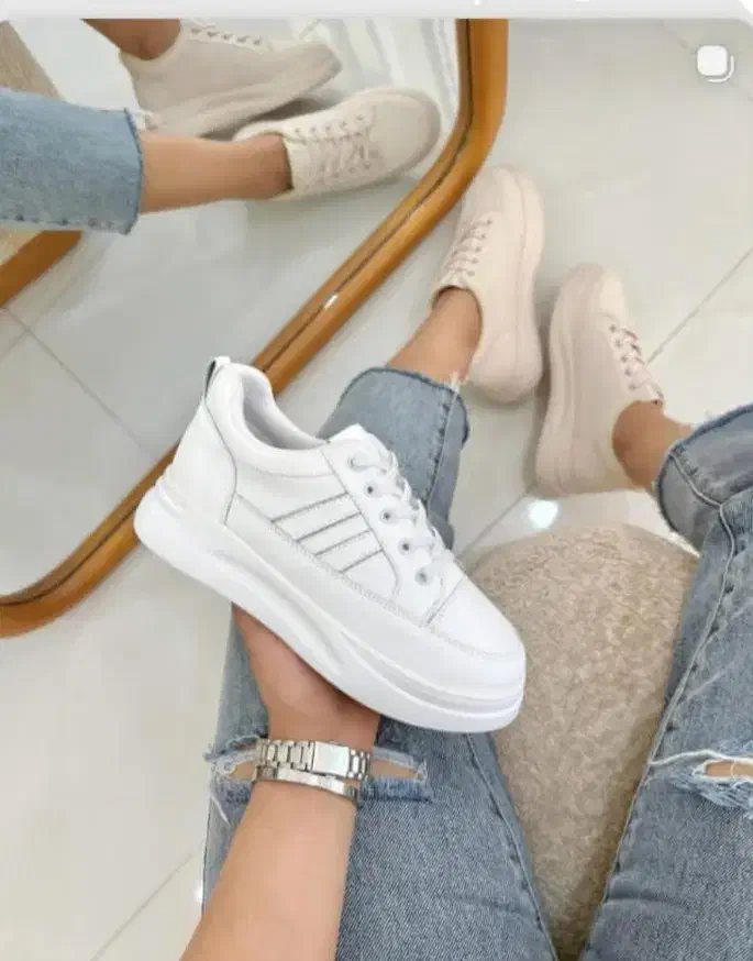 کتونی سفید سایز ۳۹|کیف، کفش، کمربند|بروجرد, |دیوار