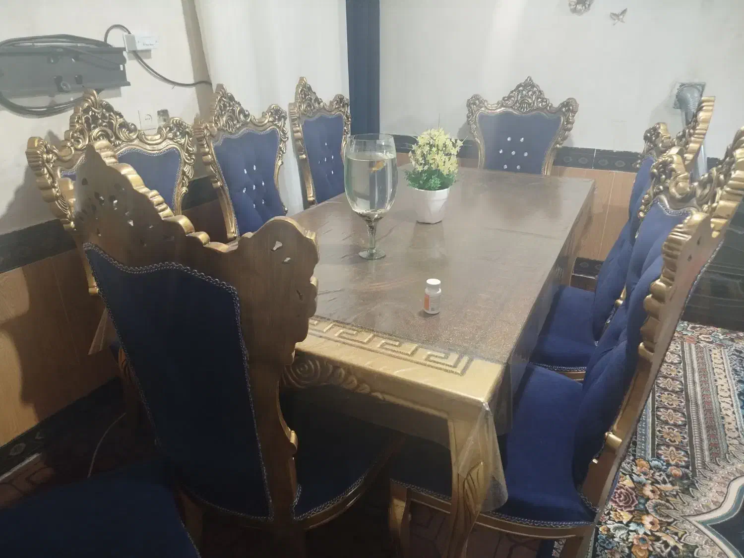 میز نهار خوری|میز و صندلی غذاخوری|یاسوج, |دیوار