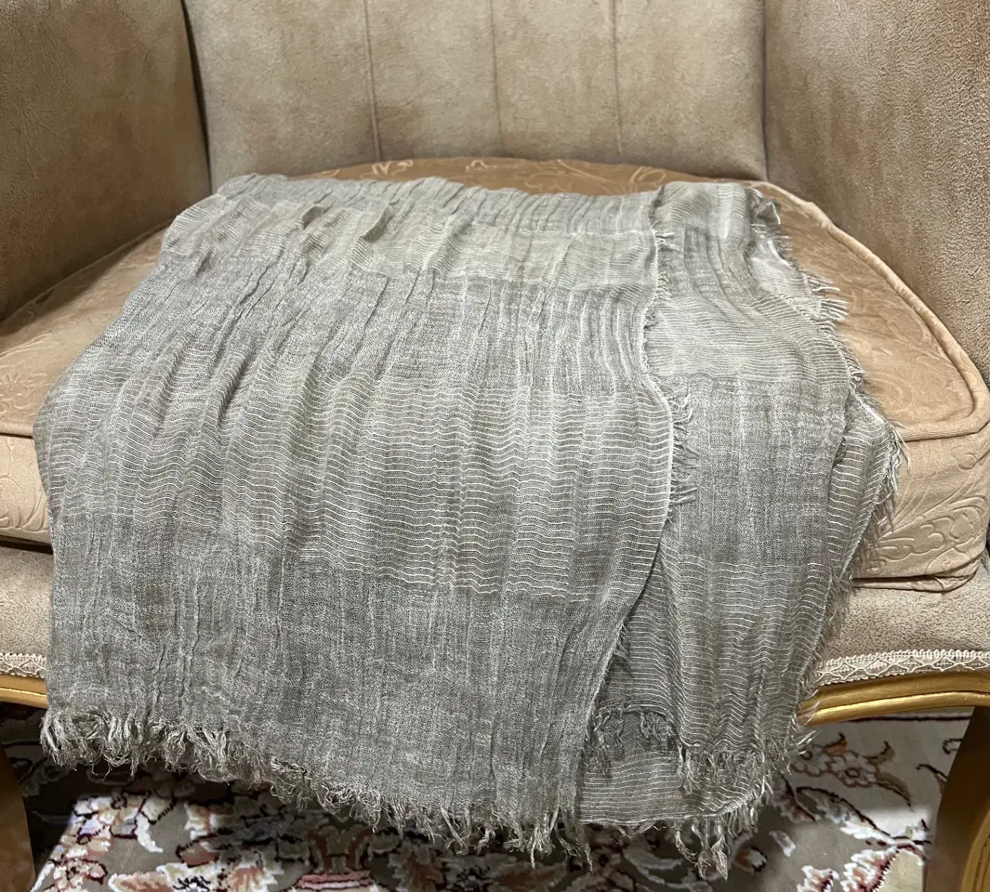 شال خاکی دور ریش جدید نو|لباس|قزوین, |دیوار