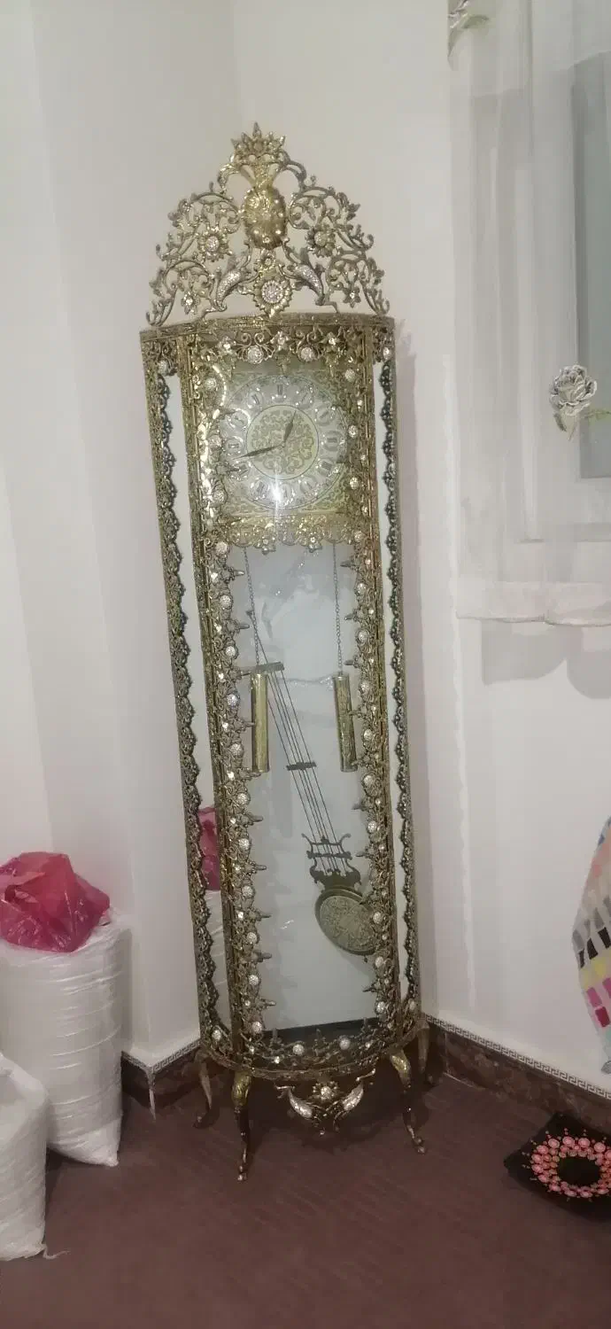 ساعت ایستاده برنج|ساعت دیواری و تزئینی|قرچک, زیبا شهر|دیوار