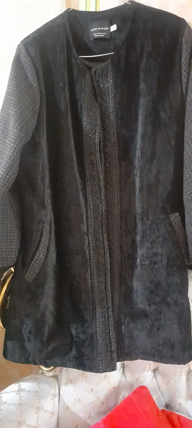 کت مخمل کار شده سایز ۴۰|لباس|باقرشهر, |دیوار