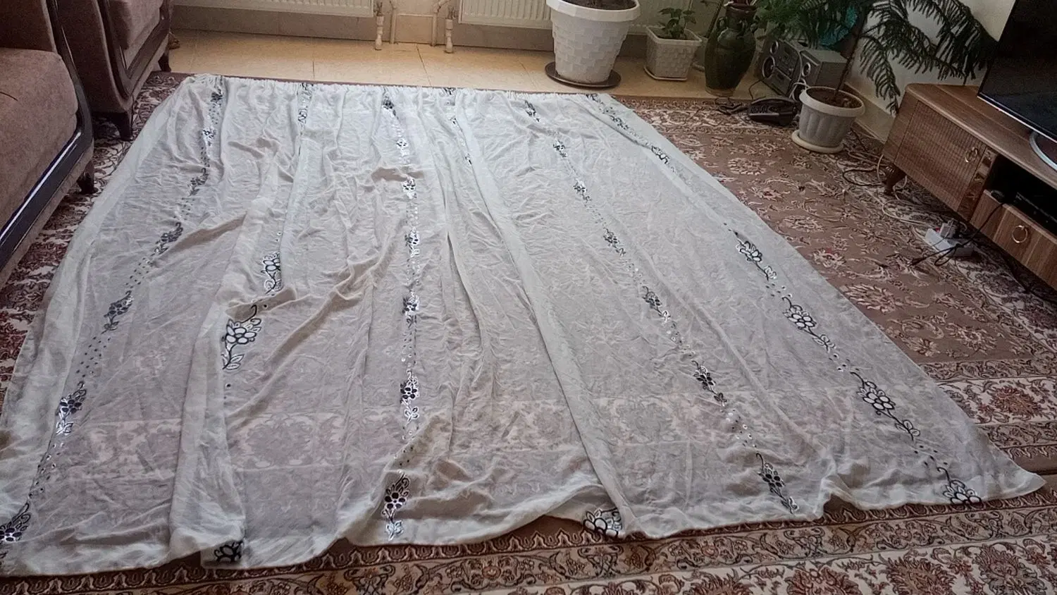 پرده|پرده، رانر، رومیزی|مهاباد (آذربایجان غربی), |دیوار