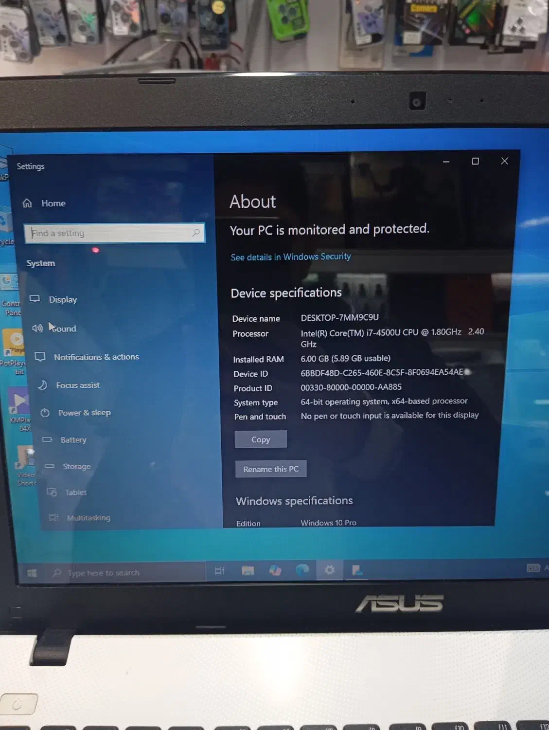 فروش لب تاب asus|رایانه همراه|تهران, هوانیروز|دیوار