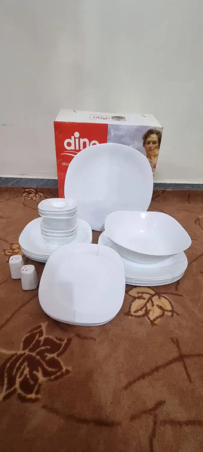 سرویس ۶نفره آرکوپال سفیددینو|ظروف سرو و پذیرایی|اندیمشک, |دیوار