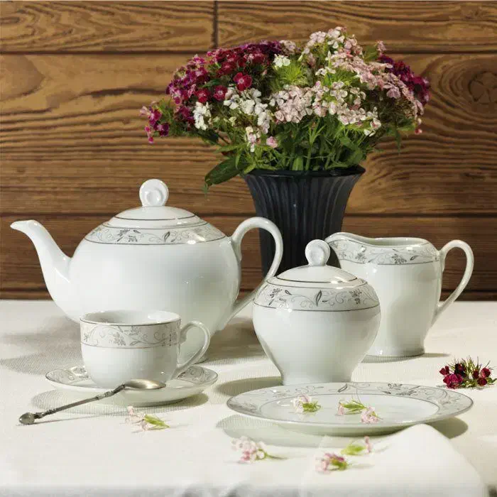 ظرف های چینی دوازده نفر چینی زرین|ظروف سرو و پذیرایی|دهدشت, |دیوار