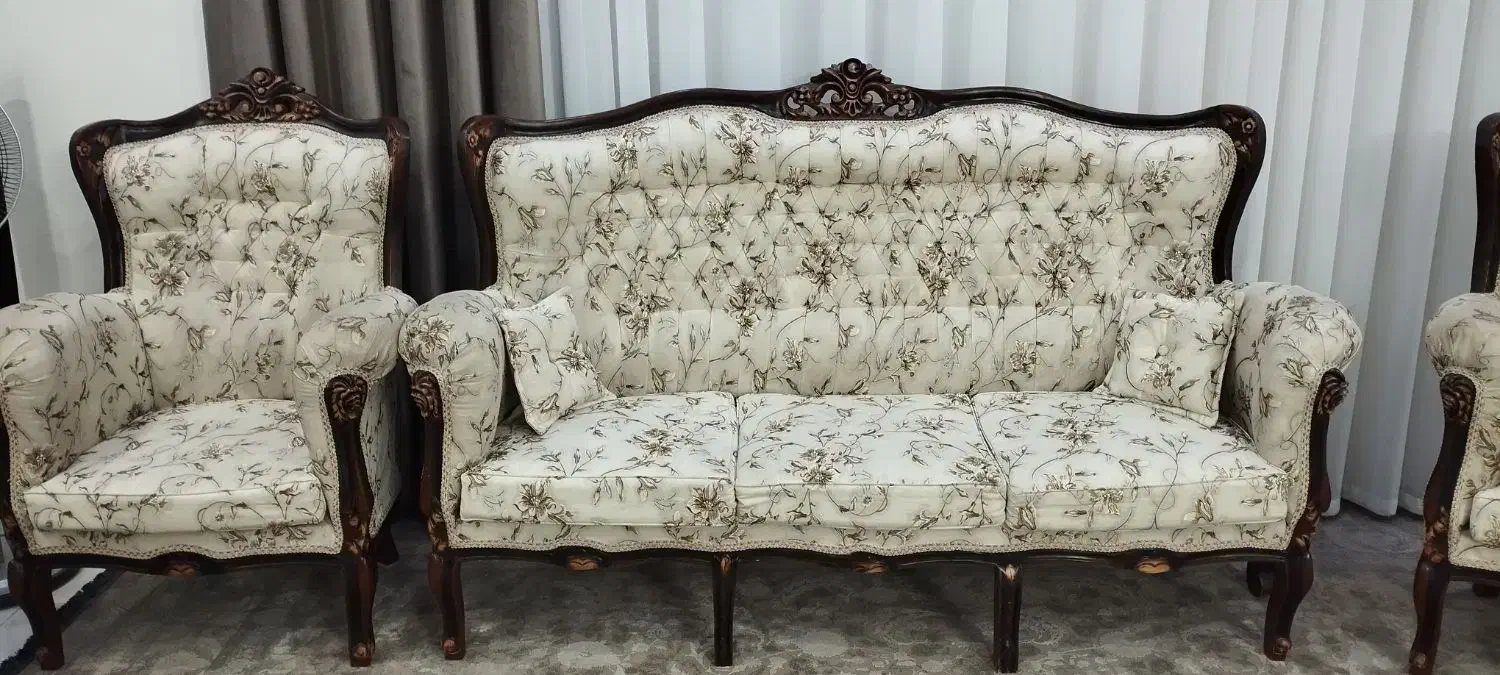 مبل 9نفره نهارخوری 4نفره|میز و صندلی غذاخوری|شاهینشهر, شهرک گلدیس|دیوار