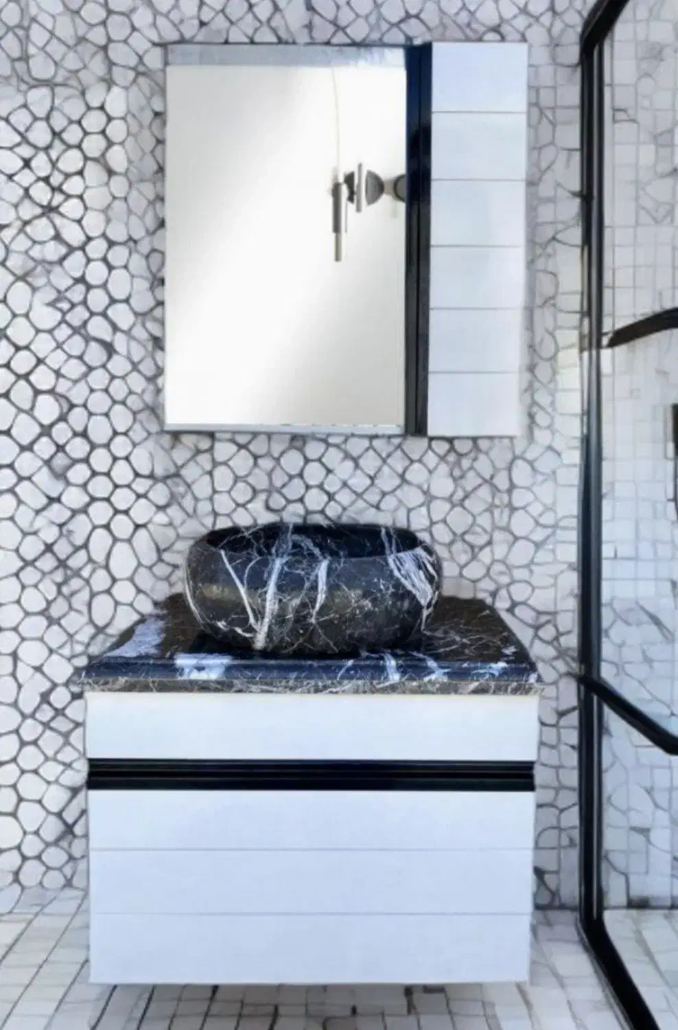 روشویی کابینتی درطرح های مختلف|لوازم سرویس بهداشتی|گنبد کاووس, |دیوار