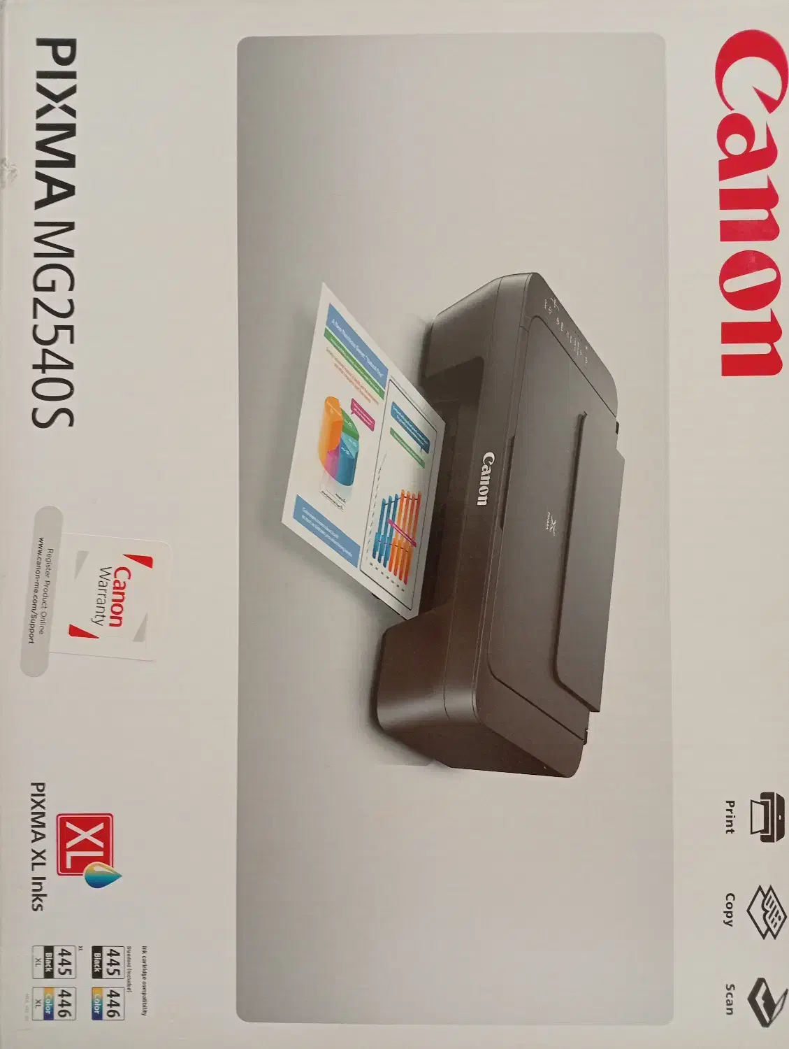 پرینتر رنگی چندکاره canon مدل PIXMA MG2540S|پرینتر، اسکنر، کپی، فکس|تهران, شهرک آزادی|دیوار