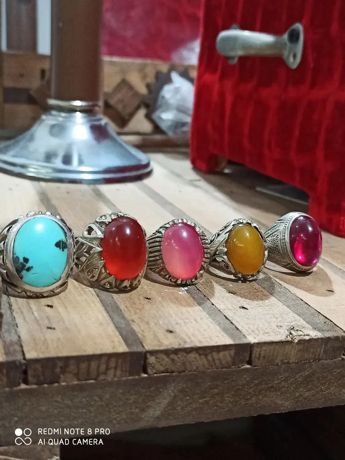 تعدادی انگشتر نقره|جواهرات|سنندج, |دیوار