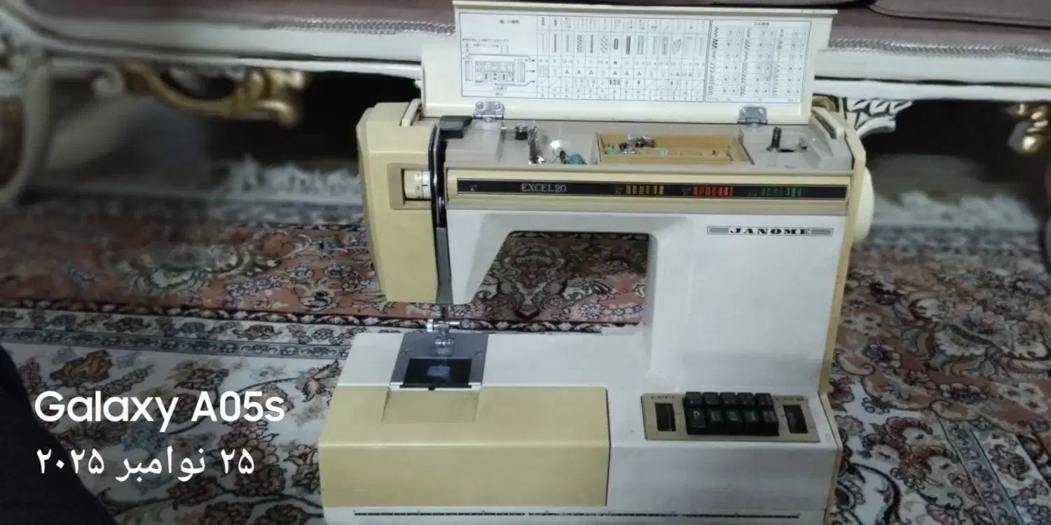 چرخ خیاطی ژانومه 627|چرخ خیاطی و ریسندگی|مشهد, حجت|دیوار