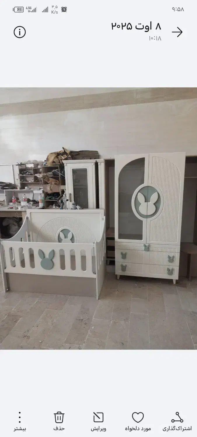 کمد ویترین سر هم تخت کاناپه ای سیسمونی|تخت و سرویس خواب|مشهد, توس (بلوار توس)|دیوار