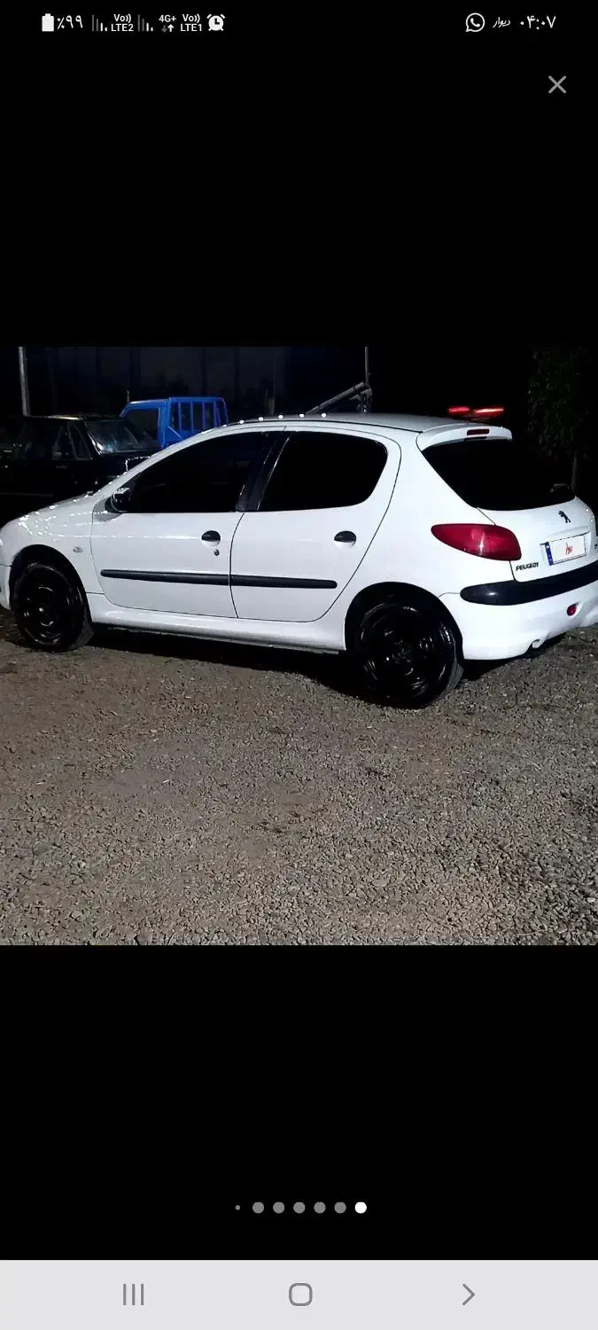 ۲۰۶ تیپ ۵ درجه ۱|خودرو سواری و وانت|لاهیجان, بازکیاگوراب|دیوار