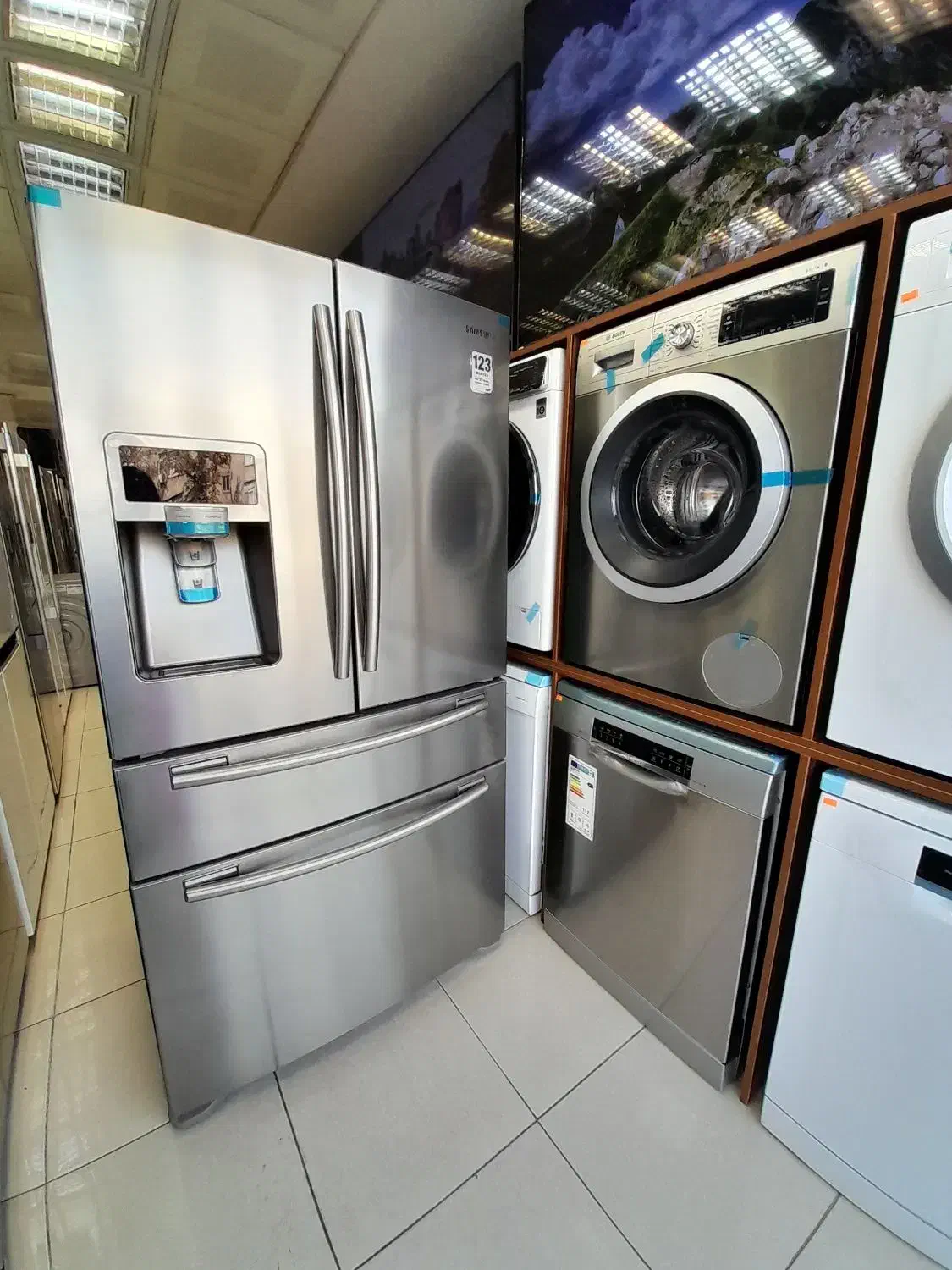 (*سِت جذاب سامسونگ کره و بووش آلمان با گارانتی*)|یخچال و فریزر|اراک, |دیوار