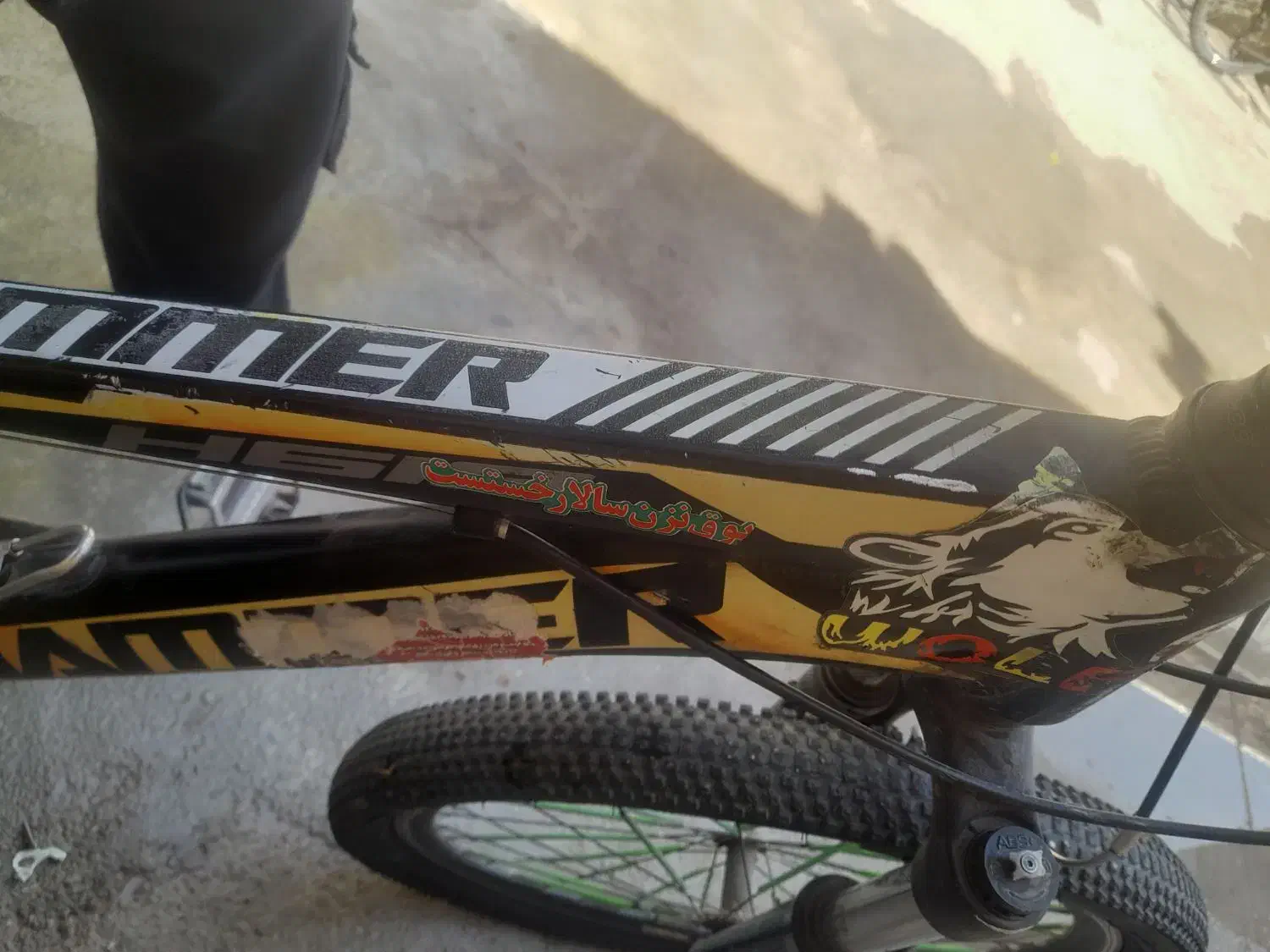 دوچرخه|دوچرخه، اسکیت، اسکوتر|خزل, |دیوار