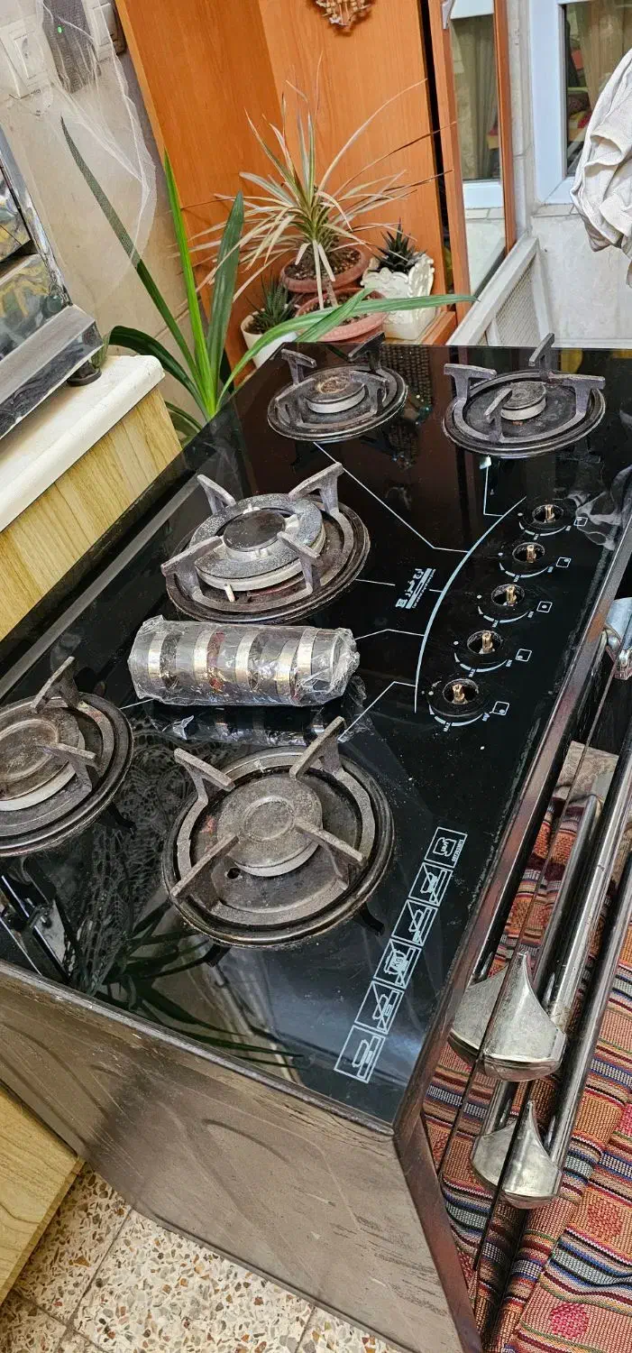 اجاق گاز ۵ شعله طرح فر|اجاق گاز و لوازم برقی پختوپز|تهران, مطهری|دیوار