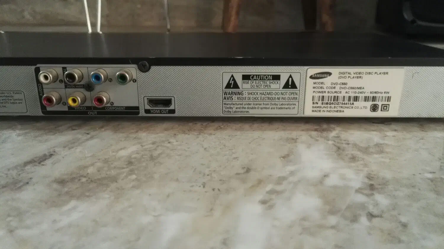 دی وی دی پلیر سامسونگ|پخشکننده DVD و ویدیو|آران و بیدگل, |دیوار