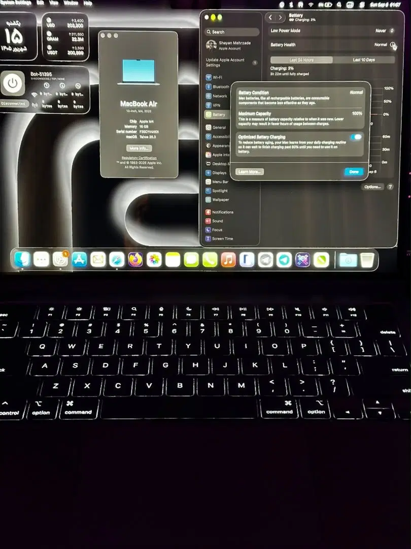MacBook air m4|رایانه همراه|شیراز, غدیر جنوبی|دیوار