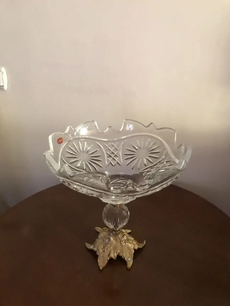 ظروف کریستال با پایه برنز|ظروف سرو و پذیرایی|ری, امین آباد|دیوار