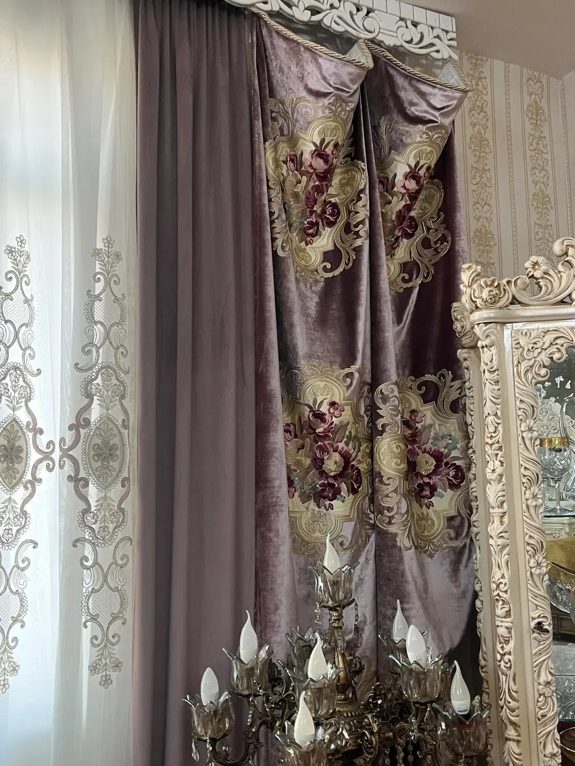 والان پرده|پرده، رانر، رومیزی|فشاپویه, |دیوار