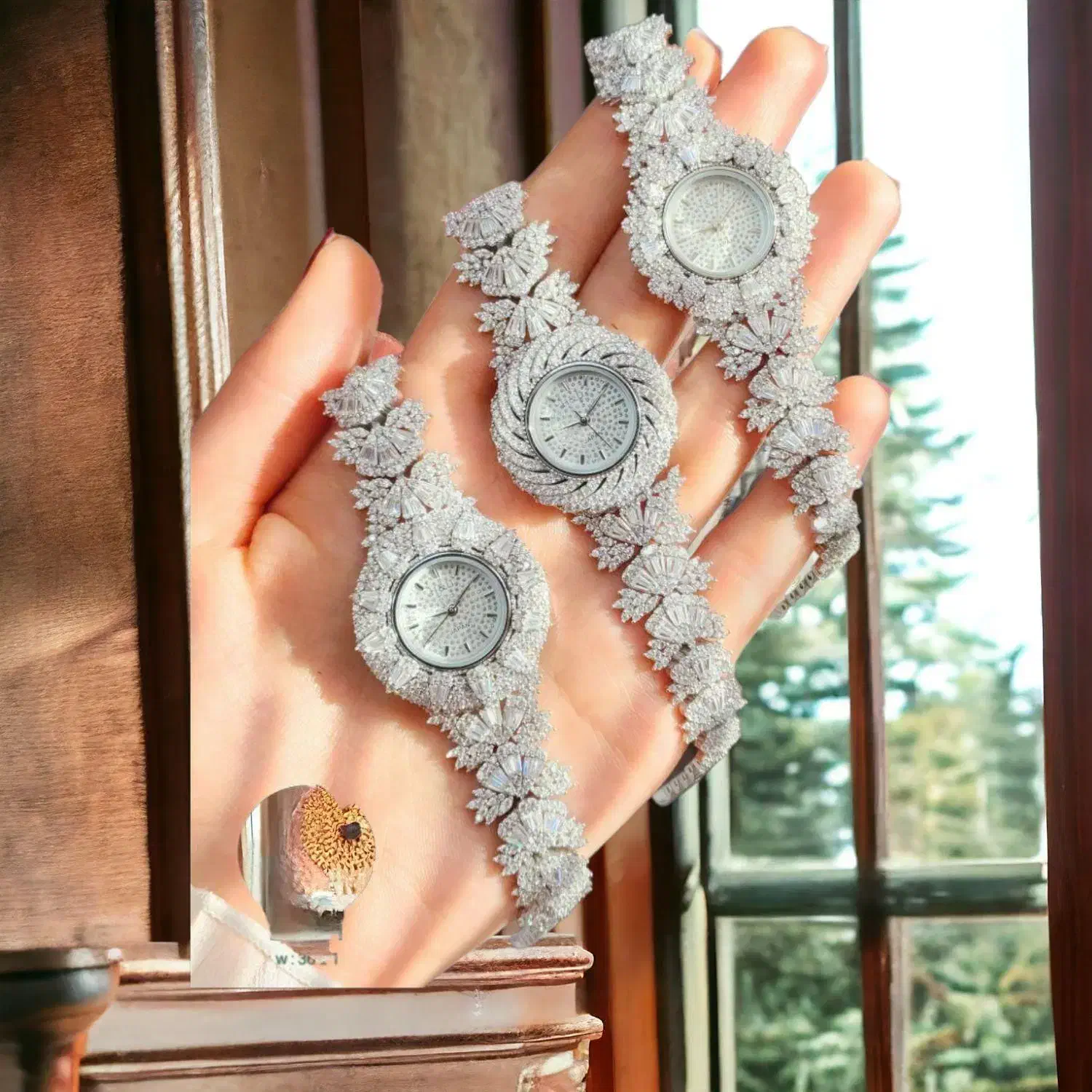 ساعت نقره جواهری لوکس/نقره حمیدی|ساعت|تبریز, |دیوار