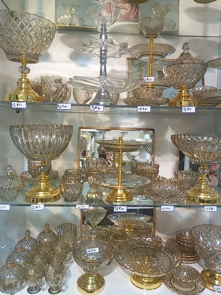 شیرین خوری ۳ طبقه پایه نقره‌ای ،جهیزیه کادویی|ظروف سرو و پذیرایی|مشهد, بهارستان|دیوار