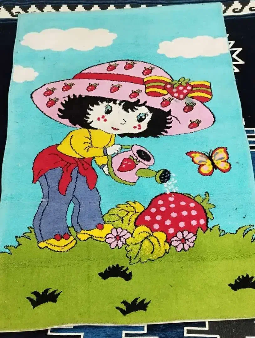 قالیچه کودک|فرش|مرودشت, فیروزی|دیوار