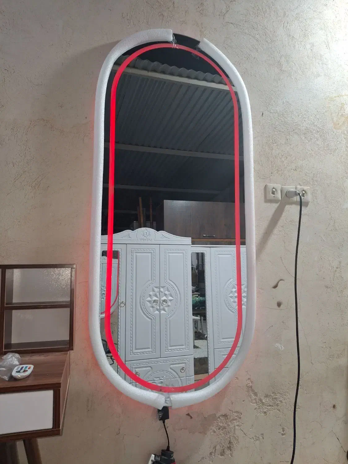 اینه دیواری نور دار کنترولی|آرایشگاه و سالنهای زیبایی|بندر گناوه, |دیوار