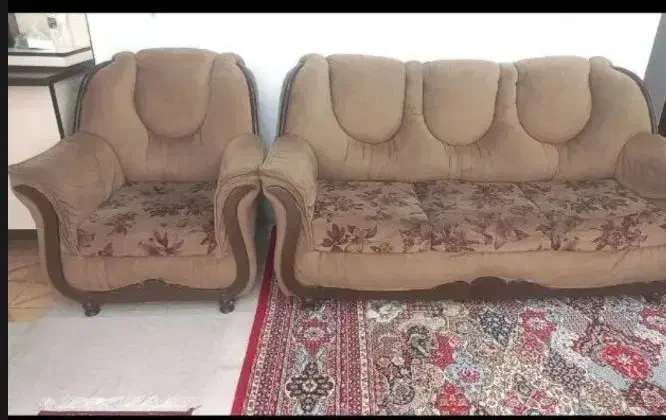 مبل ۷نفره و چرخ گوشت|مبلمان خانگی و میز عسلی|بهبهان, |دیوار