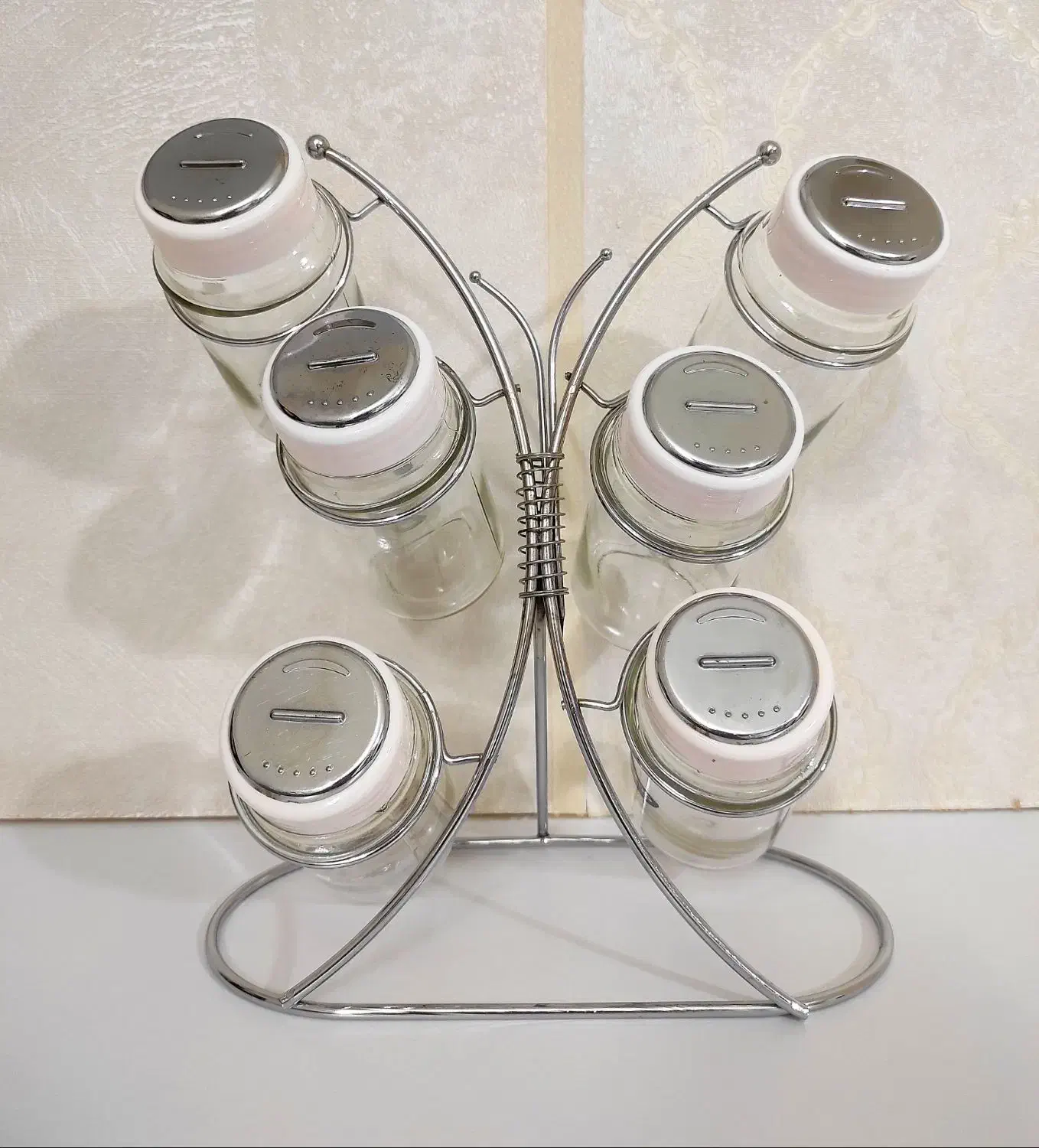 استند جا ادویه ۶ تایی|ظروف نگهدارنده، پلاستیکی، یکبارمصرف|قم, پردیسان|دیوار