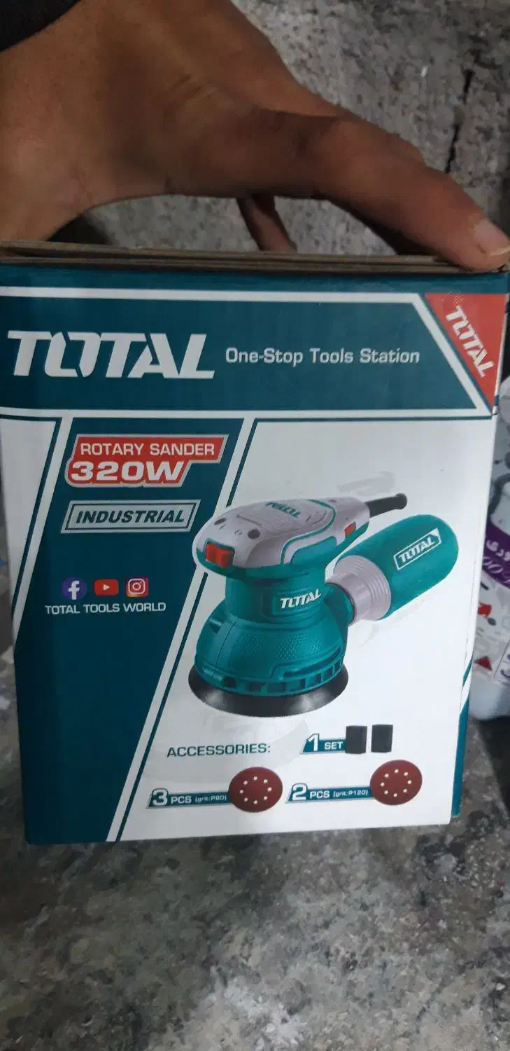 سنباده زن 320 وات توتال مدل TF2131256|ابزارآلات|سنندج, |دیوار