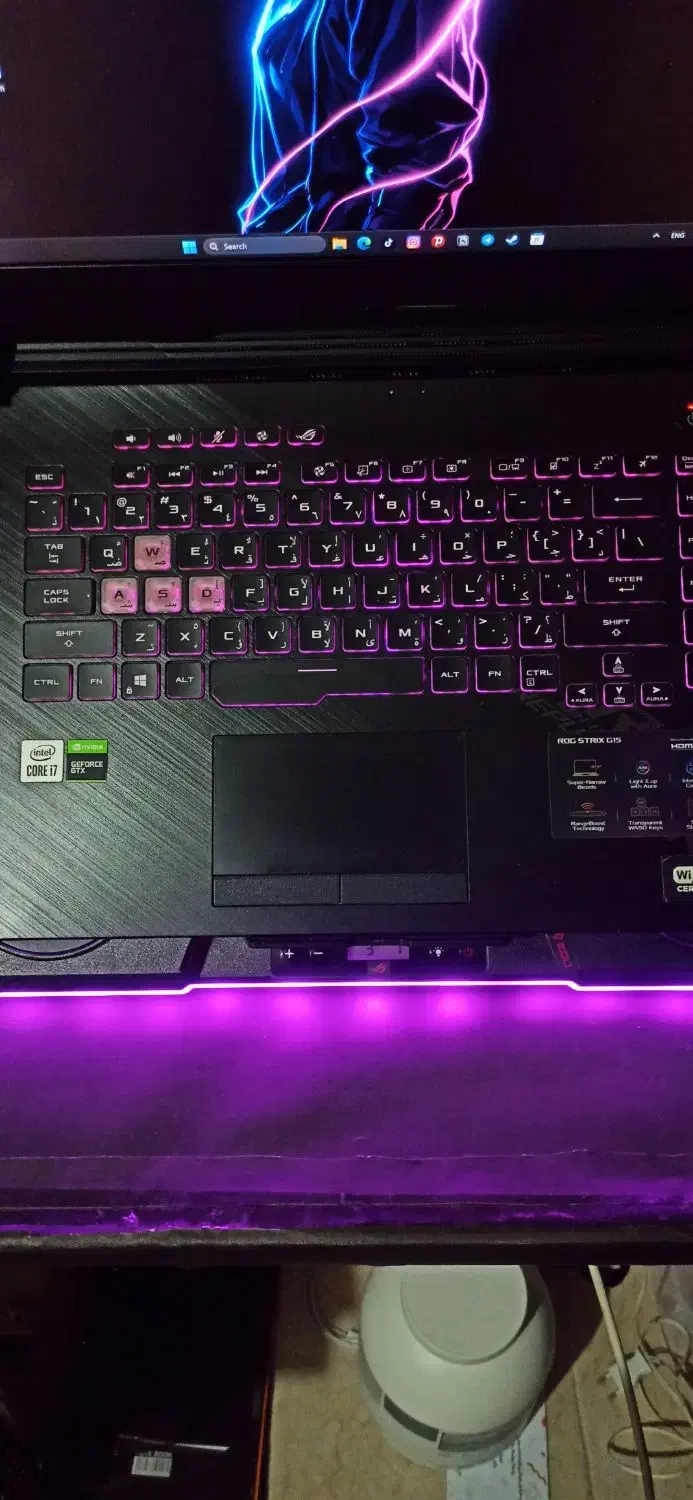 لپ تاپ گیمینگ ایسوس راگ Asus ROG STRIX Laptop|رایانه همراه|محمدشهر, کوی بهار|دیوار