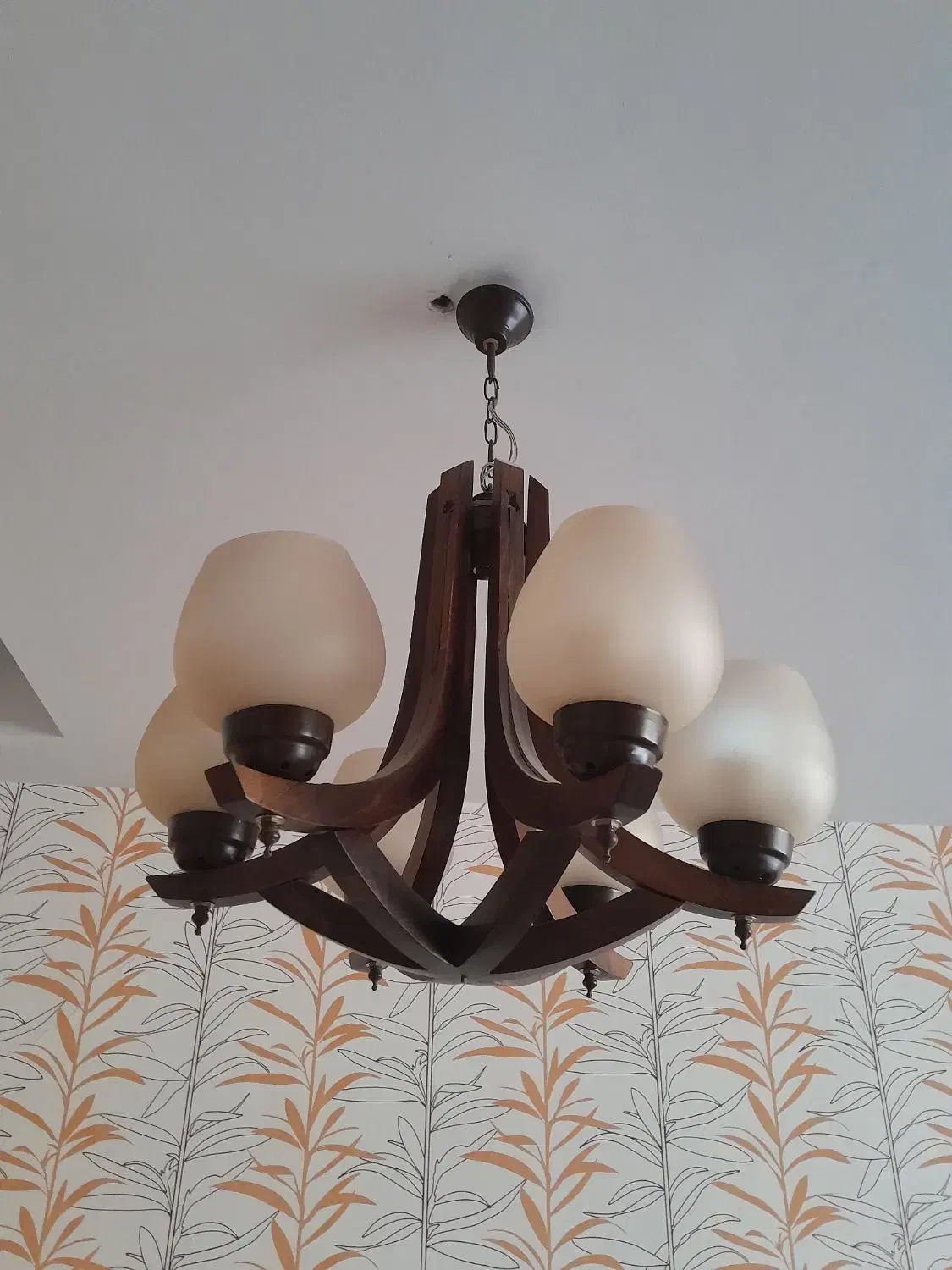 لوستر چوبی|لوستر و چراغ آویز|کرمانشاه, |دیوار